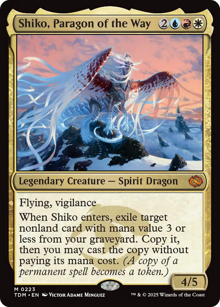 Shiko, Paragon of the Way (TDM-223) - Tarkir: Dragonstorm Foil - Poke-Collect