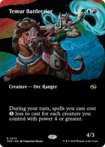 Temur Battlecrier (TDM-372) - Tarkir: Dragonstorm: (Showcase) (Borderless) - Poke-Collect