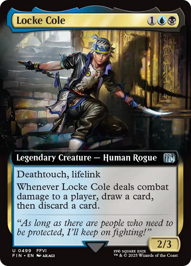 Locke Cole (FIN-499) - FINAL FANTASY: (Extended Art) - Poke-Collect