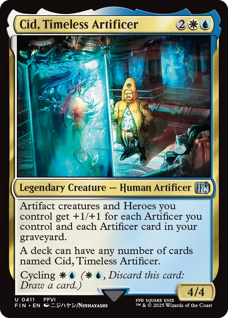 Cid, Timeless Artificer (FIN-411) - FINAL FANTASY Foil - Poke-Collect