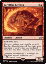 Barbflare Gremlin (DSC-026) - Duskmourn: House of Horror Commander - Poke-Collect