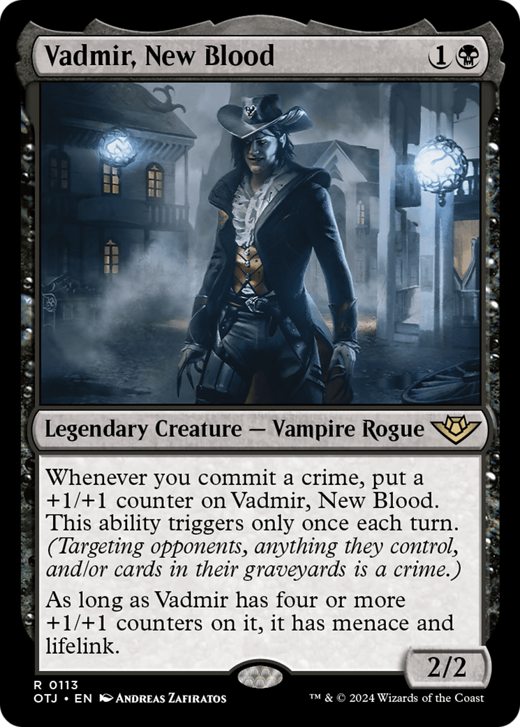 Vadmir, New Blood (OTJ-113) - Outlaws of Thunder Junction Foil - Poke-Collect