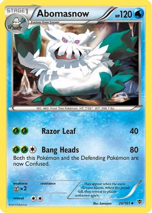Abomasnow 26/101 - Plasma Blast - Poke-Collect