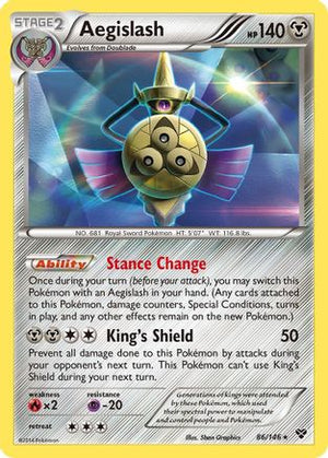 Aegislash 86/146 - XY Reverse Holofoil