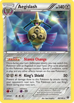 Aegislash (86) 86/146 - XY Base Set Reverse Holofoil - Poke-Collect