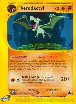 Aerodactyl 1/144 - Skyridge - Poke-Collect