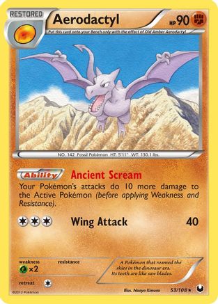 Aerodactyl 53/108 - Dark Explorers - Poke-Collect