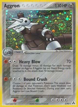 Aggron 2/92 - Legend Maker Holofoil - Poke-Collect