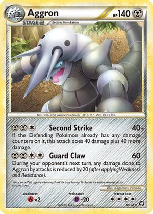 Aggron 1/102 - HSTriumphant Holofoil