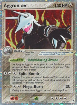 Aggron ex 89/100 - Crystal Guardians Holofoil - Poke-Collect