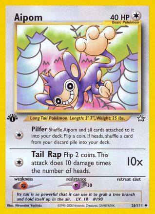 Aipom 26/111 - Neo Genesis Unlimited - Poke-Collect