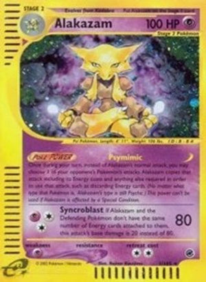 Alakazam 1/165 - Expedition Base Set Reverse Holofoil