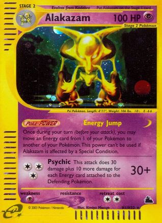 Alakazam (H1) H1/144 - Skyridge Holofoil - Poke-Collect