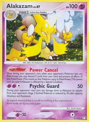 Alakazam 2/123 - Mysterious Treasures Reverse Holofoil