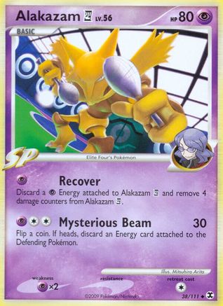 Alakazam E4 38/111 - Rising Rivals Reverse Holofoil - Poke-Collect