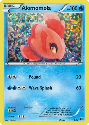 Alomomola - 5/12 5/12 - McDonalds Promos 2011 Holofoil - Poke-Collect