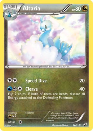 Altaria 92/113 - Legendary Treasures Reverse Holofoil