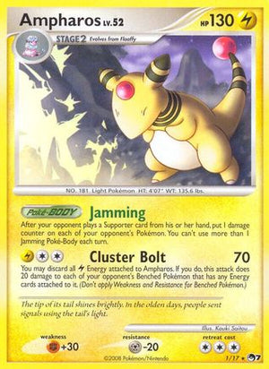 Ampharos 1/17 - POP Series 7 Holofoil