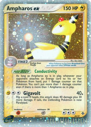 Ampharos ex 89/97 - Dragon Holofoil - Poke-Collect