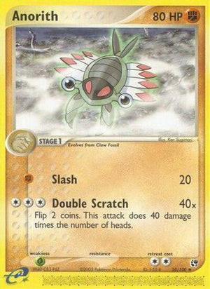 Anorith - 28/100 28/100 - Sandstorm Reverse Holofoil - Poke-Collect