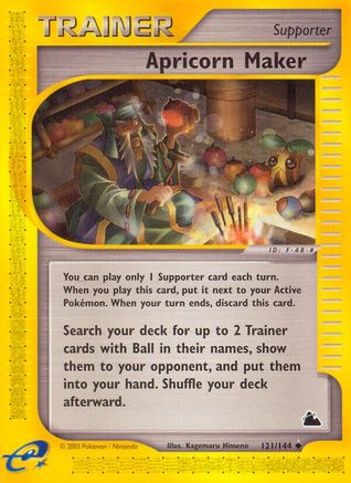 Apricorn Maker 121/144 - Skyridge Reverse Holofoil - Poke-Collect
