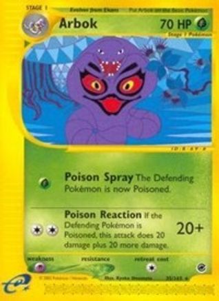 Arbok (35) 35/165 - Expedition Reverse Holofoil - Poke-Collect