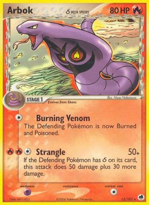 Arbok (Delta Species) 13/101 - Dragon Frontiers - Poke-Collect