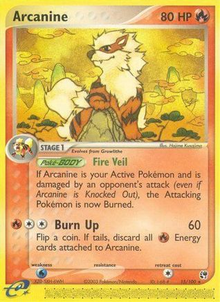 Arcanine 15/100 - Sandstorm - Poke-Collect