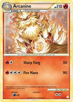 Arcanine 1/123 - HeartGold SoulSilver Reverse Holofoil - Poke-Collect