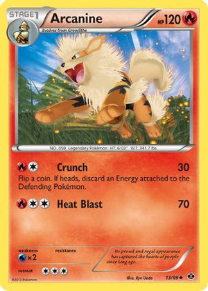 Arcanine (13) 13/99 - Next Destinies Reverse Holofoil - Poke-Collect
