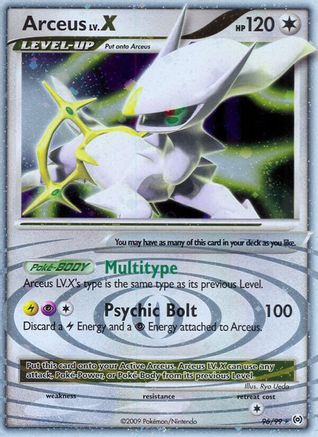 Arceus Lv.X (96) 96/99 - Arceus Holofoil - Poke-Collect