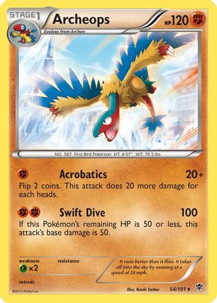 Archeops 54/101 - Plasma Blast Holofoil - Poke-Collect