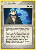 Archie 71/95 - Team Magma vs Team Aqua - Poke-Collect