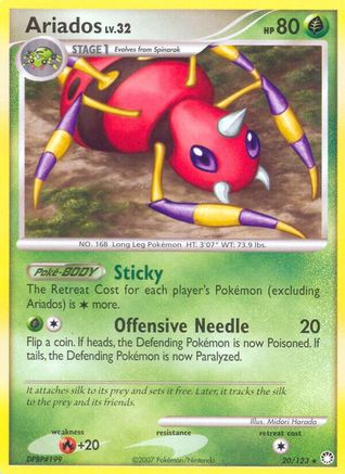 Ariados 20/123 - Mysterious Treasures - Poke-Collect