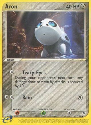 Aron - 49/109 49/109 - Ruby and Sapphire Reverse Holofoil - Poke-Collect