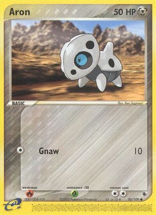 Aron - 50/109 50/109 - Ruby and Sapphire Reverse Holofoil - Poke-Collect