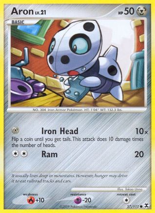Aron 57/111 - Rising Rivals - Poke-Collect