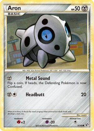 Aron 42/90 - Undaunted Reverse Holofoil - Poke-Collect