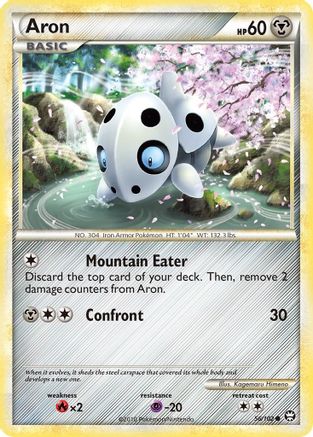 Aron 56/102 - Triumphant Reverse Holofoil - Poke-Collect