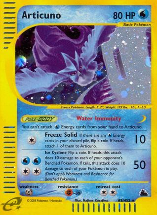 Articuno (H3) H3/144 - Skyridge Holofoil - Poke-Collect