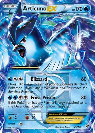 Articuno EX (Team Plasma) 25/135 - Plasma Storm Holofoil - Poke-Collect