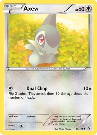 Axew 86/101 - Noble Victories Reverse Holofoil - Poke-Collect