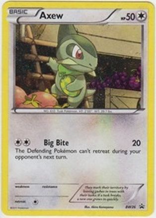Axew - BW26 BW26/101 - Black and White Promos Holofoil - Poke-Collect