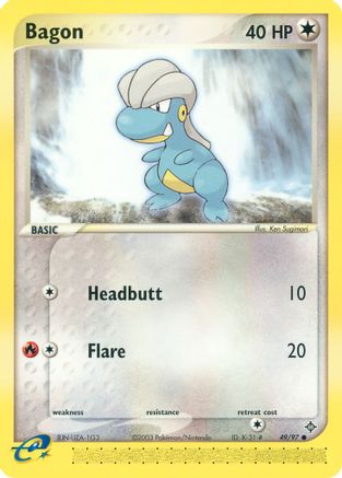 Bagon - 49/97 49/97 - Dragon Reverse Holofoil - Poke-Collect