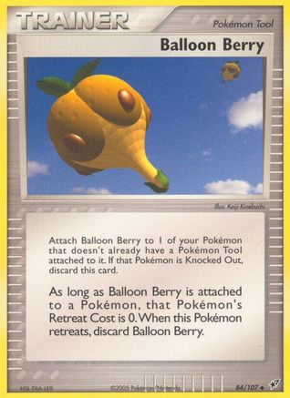 Balloon Berry 84/107 - Deoxys Reverse Holofoil - Poke-Collect