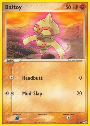 Baltoy - 53/101 53/101 - Hidden Legends Reverse Holofoil - Poke-Collect