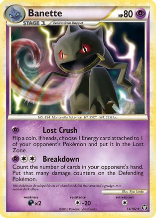 Banette 14/102 - Triumphant Reverse Holofoil - Poke-Collect