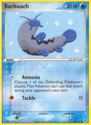 Barboach 54/107 - Deoxys - Poke-Collect