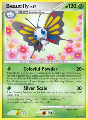 Beautifly 21/127 - Platinum Reverse Holofoil