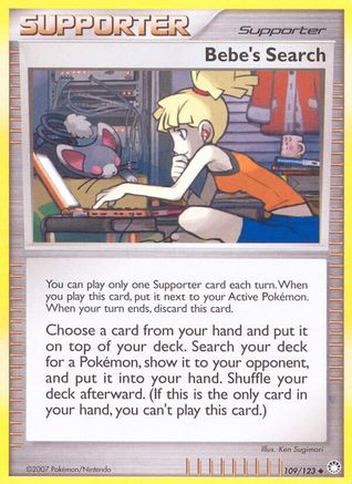Bebe's Search 109/123 - Mysterious Treasures Reverse Holofoil - Poke-Collect